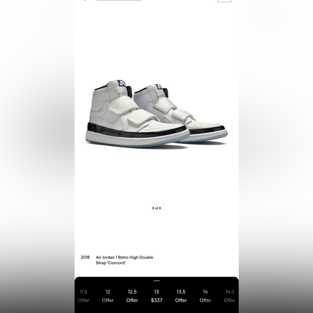 Rare Vintage Velcro Jordan 1s